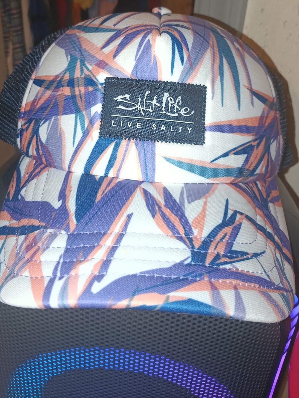 Genuine Salt Life "Love Salty" 6 Panel Mesh Hat\Cap NEW OSFM